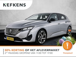 Peugeot 308 Allure Pack Business 130pk | Lage kilometerstand | Navigatie | Rondomzicht camera | Adaptieve Cruise Control | Climate Control | Parkeersensoren v+a | Keyless | Dodehoeksensor | Led koplampen | Draadloze Apple Carplay / Android Auto | Digitaal instrumentenpaneel | Donker getint glas | Trekhaak | 17" lichtmetalen velgen |