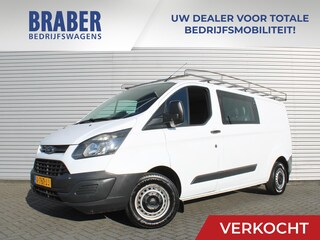 Ford Transit Custom 290 2.0 TDCI L2H1 Economy Edition | Meeneemprijs! | Trekhaak | Dubbele cabine | Imperiaal | Airco | Bluetooth |