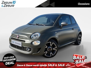 Fiat 500 0.9 TwinAir Turbo Sport | Verde Militaire mat| Apple Carplay/Android Auto| Onderhoudsbeurt is net gedaan!| 12 maanden Bovag garantie|