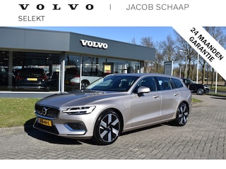 Volvo V60 T6 350PK Plug-in hybrid AWD Essential Bright / 19" Velgen  / Lederen bekleding / Stuur & Stoelverwarming /