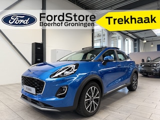 Ford Puma EcoBoost Hybrid 125pk Titanium | Trekhaak | Pano | Elek achterklep | Winterpack | Adapt. Cruise | Dodehoek detectie | Camera |