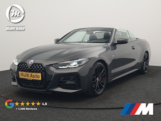 BMW 4-serie Cabrio 430i M Sport 245pk Dealer O.H DRAVITGRAU | Lederen Sportstoelen Memory | Nekverwarming | 19"L.M | Harman Kardon |  M Sportremmen | Camera | Sfeerverlichting | Apple Carplay | LED |