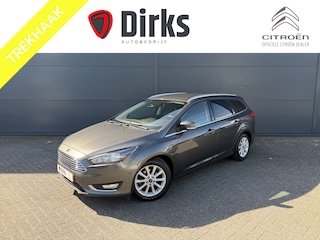 Ford Focus Wagon 125pk Titanium (Trekhaak - Stoel-/-stuur verwarming - Automatische Airco - Navigatie - Parkeersensoren V+A - 16"incl 4S)
