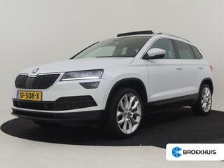 Skoda Karoq 1.5 TSI ACT Style Business 150pk DSG/AUTO | Trekhaak | Canton audio | Panorama dak | Dodehoekdetectie | Park assist | Adaptief cruise control | Elektri bestuurdersstoel met memory | 19"LMV
