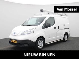 Nissan NV200 Optima 40 kWh 109PK Automaat | Luchtvering | Kopschot met ruit | Extra inbraakbeveiliging laadruimte | Sidebars | Opbergkasten | Rhino Pipetube | Climate Control / ECC | Trekhaak | Cruise control | Achteruitrijcamera | Dakrailing |  Imperiaal rol | Schuifdeur links en rechts | Achterdeuren |