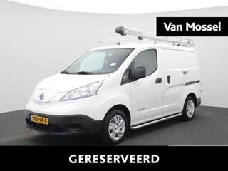 Nissan NV200 Optima 40 kWh 109PK Automaat | Luchtvering | Kopschot met ruit | Extra inbraakbeveiliging laadruimte | Sidebars | Opbergkasten | Rhino Pipetube | Climate Control / ECC | Trekhaak | Cruise control | Achteruitrijcamera | Dakrailing |  Imperiaal rol | Schuifdeur links en rechts | Achterdeuren |