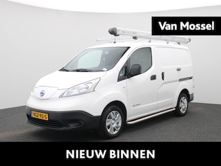 Nissan NV200 Optima 40 kWh 109PK Automaat | Luchtvering | Kopschot met ruit | Extra inbraakbeveiliging laadruimte | Sidebars | Opbergkasten | Rhino Pipetube | Climate Control / ECC | Trekhaak | Cruise control | Achteruitrijcamera | Dakrailing |  Imperiaal rol | Schuifdeur links en rechts | Achterdeuren |