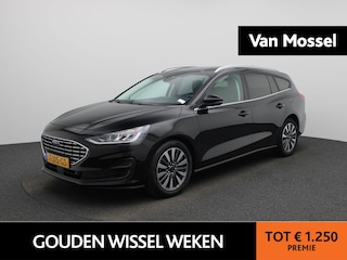 Ford Focus Wagon 1.0 EcoBoost Hybrid Titanium X AUTOMAAT | NAVIGATIE | PARKEERSENSOREN | CAMERA | LED