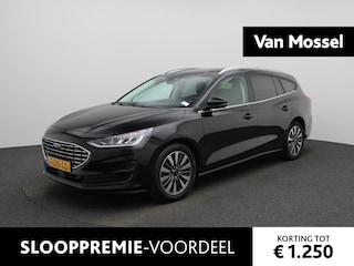 Ford Focus Wagon 1.0 EcoBoost Hybrid Titanium X AUTOMAAT | NAVIGATIE | PARKEERSENSOREN | CAMERA | LED