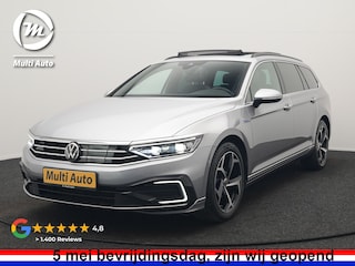 Volkswagen Passat Variant 1.4 TSI GTE Business PHEV 218pk Dealer O.H | Panodak | Adaptive Cruise | 360 Camera | IQ Light | Lederen Sportstoelen Massage & Verwarmd | Blis | Keyless | Apple Carplay | Navigatie | Virtual | DAB | 18"L.M | IQ Drive | Plug In Hybrid |
