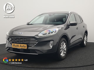 Ford Kuga 2.5 Titanium PHEV 225pk Dealer O.H | Camera | Keyless | Cruise Control | Sportstoelen & Stuur Verwarmd | Navigatie | Virtual | DAB | 17"L.M |