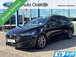 Ford Focus Wagon 1.0 EcoBoost Hybrid ST Line X 155PK Automaat Winterpack Adaptieve Cruise Elek. Achterklep Head-Up Camera Blind-Spot Parkeersensoren Keyless B&O Full-LED Climate *Compleet*