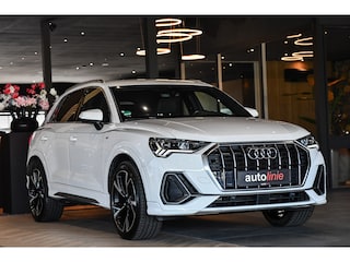 Audi Q3 35 TFSI 3x S-line. ACC, Camera, Matrix, Dodehoek, Stoelverw!