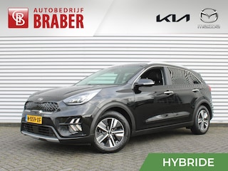 Kia Niro 1.6 GDi DynamicPlusLine | Trekhaak | Stuur-/stoelverwarming | Schuifdak | Camera | Cruise adapt. | Dodehoek detectie | 16" LM | Leer | LED | Navi |