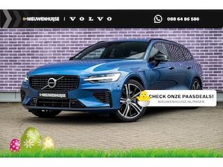 Volvo V60 2.0 T6 Recharge AWD R-Design | Trekhaak | Adaptive Cruise Control | BLIS | Memory Seats | 19" | Stoel & Stuurverwarming | Actieve Bochtverlichting | CarPlay |