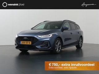 Ford Focus Wagon 1.0 EcoBoost Hybrid ST Line X | Elekt. Wegklapbare Trekhaak | Winterpakket | Cruise Control Adaptief | Parkeercamera | Head-Up | Navigatie |