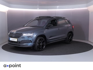 Skoda Karoq 1.5 TSI ACT Sportline Business 150 pk Automaat (DSG) | Navigatie | Panoramadak | Trekhaak (wegklapbaar) | Parkeersensoren | Achteruitrijcamera | Stoelverwarming |