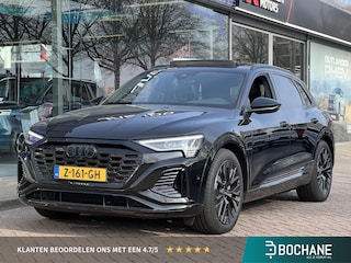 Audi Q8 e-tron 50 quattro S Edition 95 kWh Automaat 340PK | Elektrisch panoramadak | Lederen/alcantara bekleding | SOH 94% |