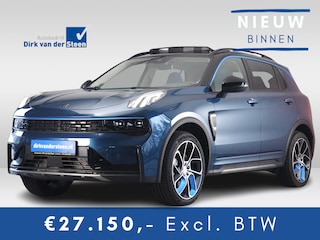 Lynk & Co 01 1.5 | 6.6 kWh laden | 360° Camera | Botsherkenning | Panoramadak | Pilot Assist | Achteruitrijcamera | Apple CarPlay/ Android Auto | Parkeersensoren voor- en achter | Memory Bestuurdersstoel | Na