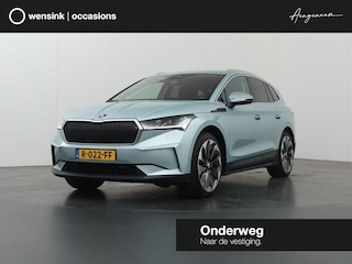 Skoda Enyaq iV 80 | SOH 92% | Lederen Interieur | Navigatie | Stoelverwarming voor/achter | DAB | Apple CarPlay/Android Auto | Camera | Warmtepomp | Stuurverwarming | Adaptieve Cruise Control | Trekhaak | Ele. kofferdeksel | Crystal Light |