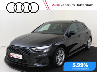 Audi A3 Sportback 30 TFSI S edition | Panoramadak | Trekhaak | Virtual cockpit Plus | Adaptieve cruise control | Navigatie Plus | Stoelverwarming | Lederen bekleding | Optiek zwart Plus |