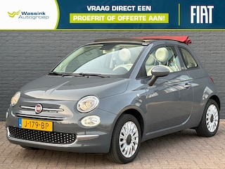 Fiat 500 70 pk Hybrid Cabrio Lounge | Apple Carplay / Android Auto | 1e Eigenaar | Airco | Cruise Control | Parkeersensoren | 15 Inch LM Velgen