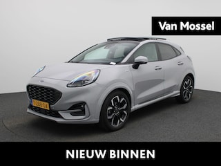Ford Puma 1.0 EcoBoost Hybrid ST-Line X | Panorama Dak | B&O | Virtual cockpit | Navigatie | Elec. Achterklep | Apple Carplay / Android Auto | Camera | Parkeersensoren | Stoel - Stuurverwarming | Verwarmde Voorruit | Lane Assist | LMV |