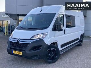 Citroën Jumper Dubbele cabine 2.2 BlueHDi 140pk L3H2 3.3t | 7 zitplaatsen | Navigatie | Cruise control | Trekhaak | Parkeersensoren | Sidesteps | Lichtmetalen velgen | Carplay/ Android Auto