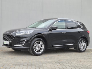 Ford Kuga 2.5 PHEV Plug-in Vignale Automaat / Fabrieksgarantie tot 04-2026 / Driver Assistance Pack / Technology Pack / Dealer Onderhouden / HUD / Apple Carplay Android Auto / Stuur-, Stoel en Achterbankverwarming / Adaptief CC / Voorruit verwarming / Elektrische achterklep /