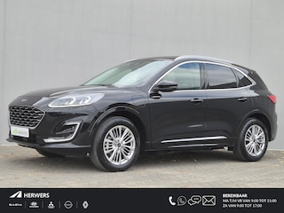 Ford Kuga 2.5 PHEV Plug-in Vignale Automaat / Fabrieksgarantie tot 04-2026 / Driver Assistance Pack / Technology Pack / Dealer Onderhouden / HUD / Apple Carplay Android Auto / Stuur-, Stoel en Achterbankverwarming / Adaptief CC / Voorruit verwarming / Elektrische achterklep /