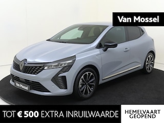 Renault Clio 1.6 E-Tech Full Hybrid 145 techno | 360-graden Camera | Blind Spot Warning | Adaptieve Cruise Control | 9,3" Full-Map Navigatie i.c.m. 10" Digitaal Instrumentarium | LED Pure Vision | Privacy Glass | 16" LMV 'Boa Vista' | Climate Control | Keyless | Draadloze Apple Carplay & Android Auto