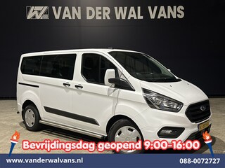Ford Transit Custom 1.0 EcoBoost Hybride Automaat L1H1 9 Persoons Personenbus Euro6 Prijs INCL BTW/BPM Airco | Cruisecontrol | LED Sidebars, Verwarmde Voorruit, Stoelverwarming, Parkeersensoren, Bijrijdersbank
