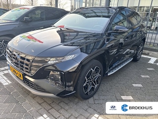 Hyundai Tucson 1.6 T-GDI HEV 230pk N-Line | Leder | Climate | Keyless | Navigatie | Elek. Klep | Full - Led | 360 Camera | KRELL Audio | Elek. Stoelen | 19" Lichtmetaal | Winterpakket | Stoelventilatie | Dodehoekdetectie | Adapt. Cruisecontrol