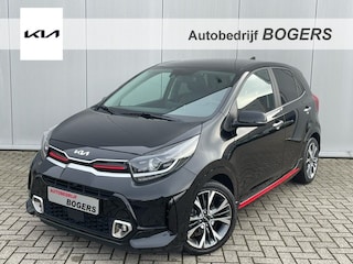 Kia Picanto 1.2 CVVT GT-Line Automaat Navigatie, Climate Control, Leder, 16"Lm, Keyless, Stoel/Stuurverwarming, Achteruitrijcamera