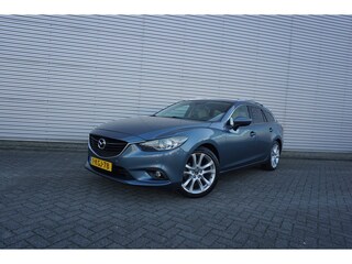 Mazda 6 Sportbreak 2.0 HP GT-M Climate / Navi / Cruise / Camera / Leder / Stoelverw. / Parkeers. / NAP