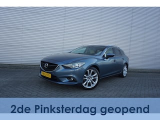 Mazda 6 Sportbreak 2.0 HP GT-M Climate / Navi / Cruise / Camera / Leder / Stoelverw. / Parkeers. / NAP