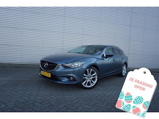Mazda 6 Sportbreak 2.0 HP GT-M Climate / Navi / Cruise / Camera / Leder / Stoelverw. / Parkeers. / NAP