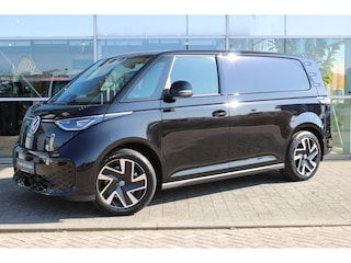 Volkswagen ID. Buzz Bulli Edition 79 kWh 250kW /340 PK | Airstop banden 235/50 R20 104 T XL vóór en 265 / 45 R20 108 T achter | App-Connect draadloos | DC bidirectional charging, only in combination with high-voltage batteries with 79 kWh and 86 kWh