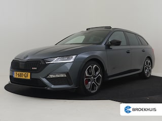 Skoda Octavia Combi 2.0 TSI iV RS 245pk DSG/AUTO | Suede Sportstuur l Adaptive cruise control | Elektrisch verstelbare voorstoelen | Elektrische achterklep | Panoramadak | 19" LMV