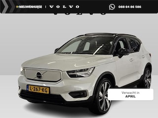 Volvo XC40 Recharge P8 AWD R-Design | Adaptieve Cruise Control | Panoramadak | 20"vVelgen | Harman Kardon Audio | Stoel-/Stuurverwarming |  360° Camera | Dodehoek Detectie | Warmtepomp |