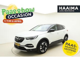 Opel Grandland X 1.6 Turbo 300pk Hybrid4 Elegance | Navigatie | Keyless | Camera | Parelmoer kleur | Electrische achterklep | Lichtmetalen velgen | AGR Comfortstoelen | Voorruitverwarming | Zwart dak