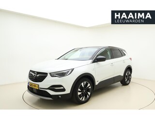 Opel Grandland X 1.6 Turbo 300pk Hybrid4 Elegance | Navigatie | Keyless | Camera | Parelmoer kleur | Electrische achterklep | Lichtmetalen velgen | AGR Comfortstoelen | Voorruitverwarming | Zwart dak