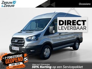 Ford Transit 350 2.0 TDCI L2H2 Trend | Uit Voorraad Leverbaar | Automaat | Trekhaak | Apple carplay & Android auto | Parkeersensor V+A | Achteruitrijcamera | Voorruitverwarming | Cruise control |