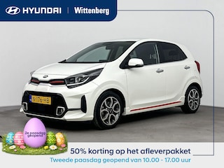 Kia Picanto 1.0 DPi GT-Line | Lage km-stand! | Leer | Lm-wielen | Navigatie | Camera | Parkeersensoren |