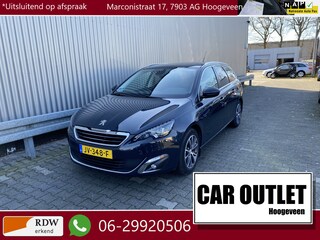Peugeot 308 SW 1.2 PureTech Blue Lease Premium AUTOMAAT, Clima, Pano, Navi, CC, Multimediaschermen achter, PDC, LM, Trekh, nw. APK – Inruil Mogelijk –