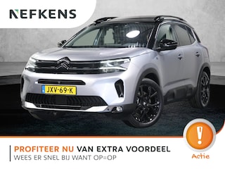 Citroën C5 Aircross 1.6 Plug-in Hybrid 180PK Max | 1ste eigenaar | AppleCarPlay/AndroidAuto | Lederen/Stof Bekleding | Schuifkanteldak | Cruise Control | 360'Camera | Navigatie | Keyless | LED | Isofix | Privacy Glass | Two-tone | Elektrische Achterklep |