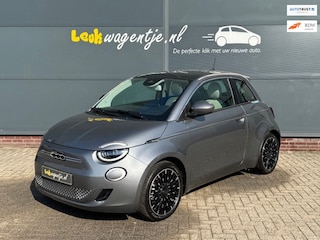 Fiat 500 La Prima 42 kWh *leer *pano *17" *dealeronderhouden