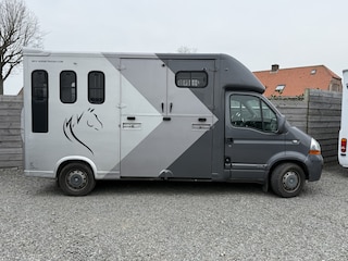 Renault Master PAARDENWAGEN | HORSETRUCK | MTM | STALLION 3XL | 2008 | HENGST | AUTOMAAT | 150PK | 3-SEAT | | NL KENTEKEN