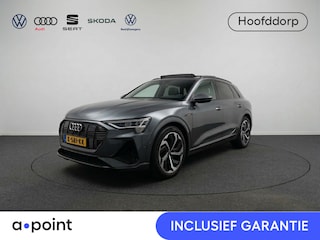 Audi e-Tron 55 quattro S edition 95 kWh 408 pk | Navigatie | Panoramadak | Parkeersensoren | Stoelverwarming | Elektr. voorstoelen | Lichtmetalen velgen 21" | S-Line |