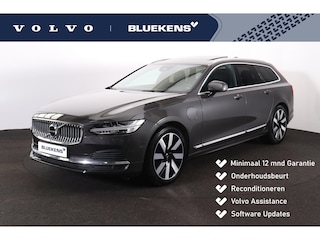 Volvo V90 T6 Recharge AWD Plus Bright - Panorama/schuifdak - IntelliSafe Assist & Surround - Harman/Kardon audio - Adaptieve LED koplampen - Parkeercamera achter - Verwarmde voorstoelen, stuur & achterbank - Parkeersensoren voor & achter - Elektr. bedienb. voorstoelen met geheugen - Extra getint glas - Elektr. inklapbare trekhaak - 19' LMV